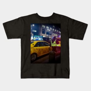 Yellow Cabs, Grand Central Terminal, Manhattan, NYC Kids T-Shirt